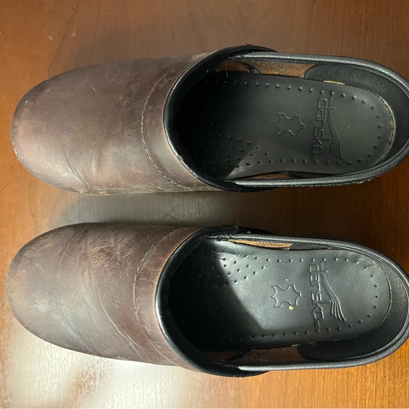 Dansko Dark Brown Women's Mules - Picture 2 of 3